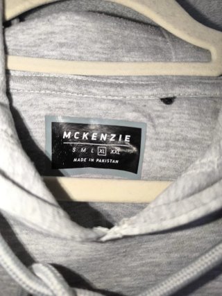 Sudadera McKenzie Gris y Blanca
