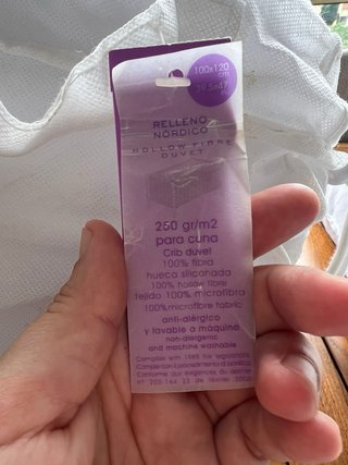 Lote Ropa Cuna: Nórdico y Almohada