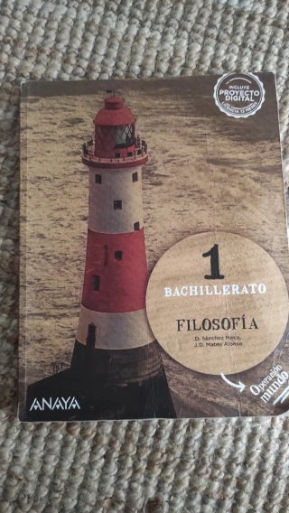 Filosofía 1 Bachillerato
