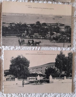 Lote 11 Postales Antiguas Ceuta