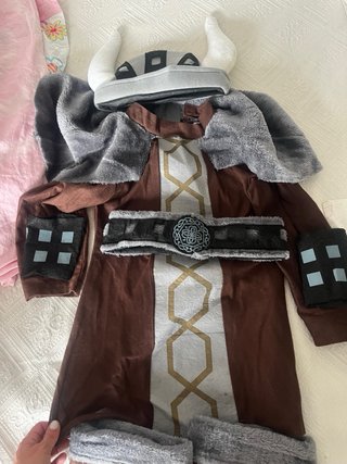 Disfraz Vikinga Niña 5-6 Años