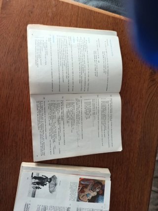 Lote 2 libros texto año 1976