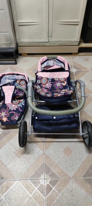 Carrito de juguete 2 en 1 para niñas y niños