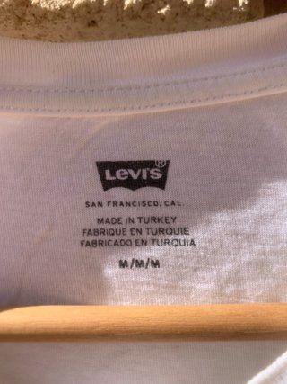 Camiseta Vintage Levi’s Blanca Retro Talla M