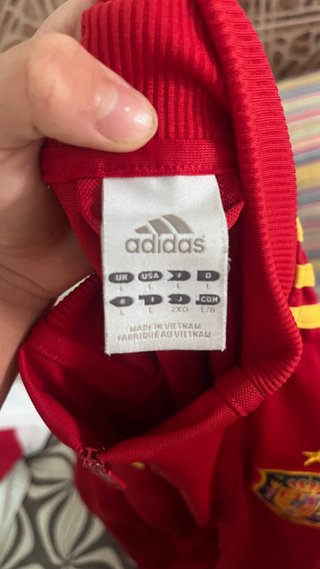 Chaqueta Oficial España Adidas Roja