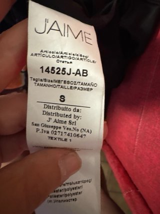 Abito J'aimè S con pochette cerimonia