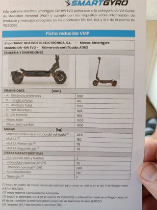Patinete Eléctrico SmartGyro Rockway