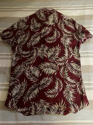 Camisa Hawaiana Palmeras Talla S