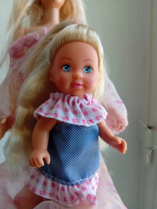 Barbie e figlia bambole