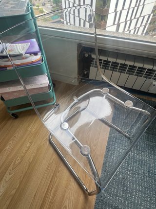 Mesa comedor cristal TORSBY + 4 sillas TOBIAS