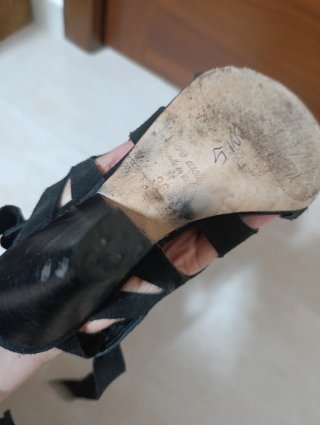 Sandali donna neri con lacci