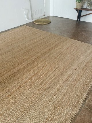 Alfombra Yute Natural Beige