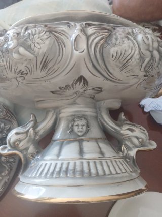 Centro de mesa porcelana portuguesa