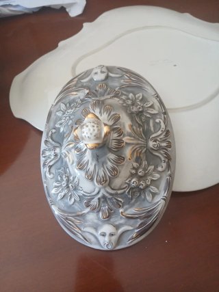 Centro de mesa porcelana portuguesa