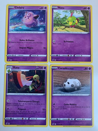 Cartas Pokemon para Raquel