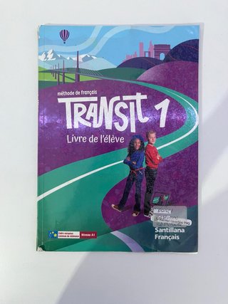 libro de frances 1 ESO Transit 1