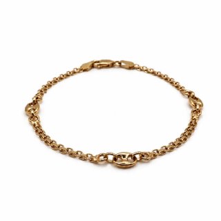 Pulsera Bismark Calabrote Oro 18k