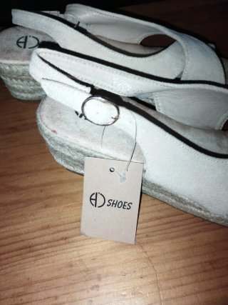 Sandalias EZ Shoes Beige Talla 37