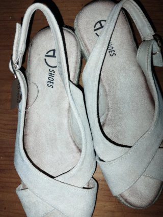 Sandalias EZ Shoes Beige Talla 37