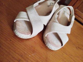 Sandalias EZ Shoes Beige Talla 37