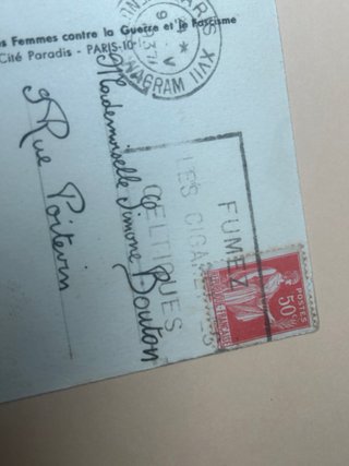 GUERRA CIVIL.  TARJETA POSTAL. FRANCIA