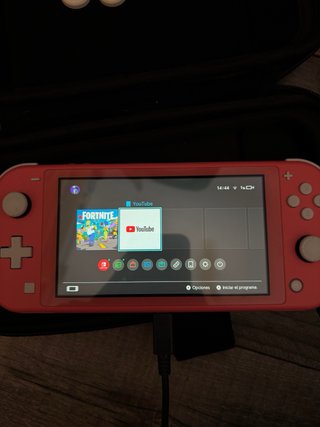 Nintendo Switch Lite Rosa+Estuche+Accesorios