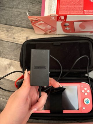 Nintendo Switch Lite Rosa+Estuche+Accesorios