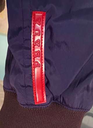 Giacca a vento Prada donna, double-face vintage