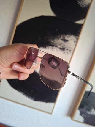 Gafas de sol Hawkers plateadas y marrones