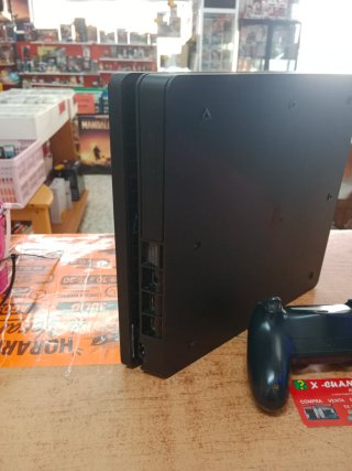 CONSOLA SONY PS4 SLIM 1TB 13.02 MANDO Y CABLES