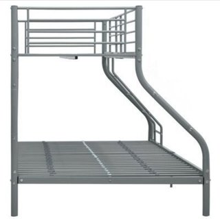 Litera metálica gris