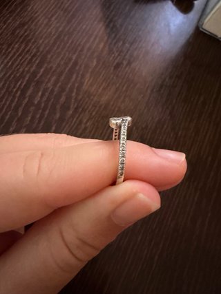 Anillo Pandora Corazones Plata