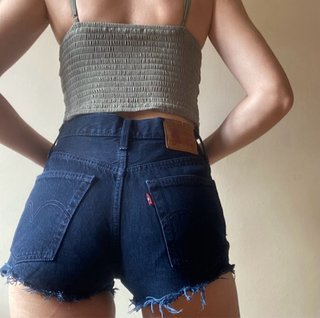 Levi's 501 Shorts Vaqueros Azul Marino W24