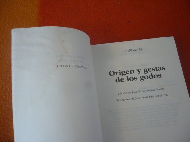 ORIGEN Y GESTAS DE LOS GODOS ( JORDANES ) CATEDRA