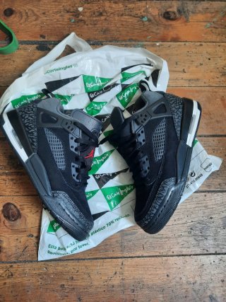 Jordan Zapatillas Negras y Grises original