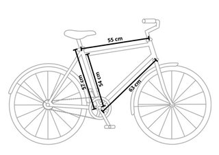 Bicicleta de carretera con accesorios incluidos