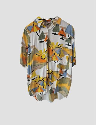 Camicia FARM & Fireside estiva fantasia