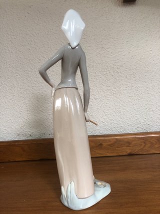 Figura Lladró Pastora con oca