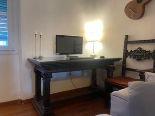 Scrivania Legno Massello con Piano in Vetro