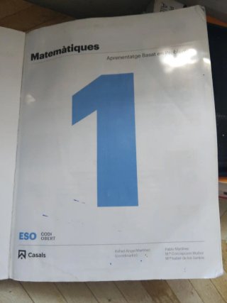 Matemàtiques, 1 ESO, Codi obert, Aprenentatge b...