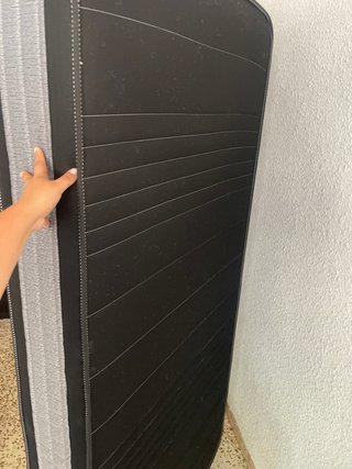 Somier tapizado tela