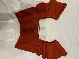 Top Zara volantes talla M