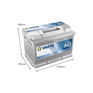 Batería VARTA E11 74Ah