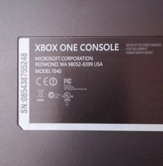 Consola XBox One Fat Negra 2015 Model 1540.