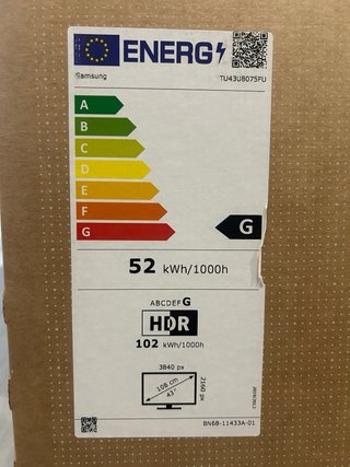 Samsung TV 43 Crystal UHD