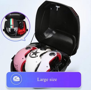 Baúl Moto 35L Universal con Llave
