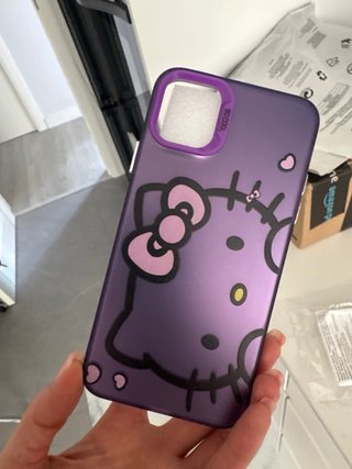 Custodia iPhone 11 Pro Max Viola Hello Kitty