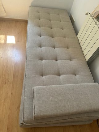 Diván Cama 190x76 Tela Beige