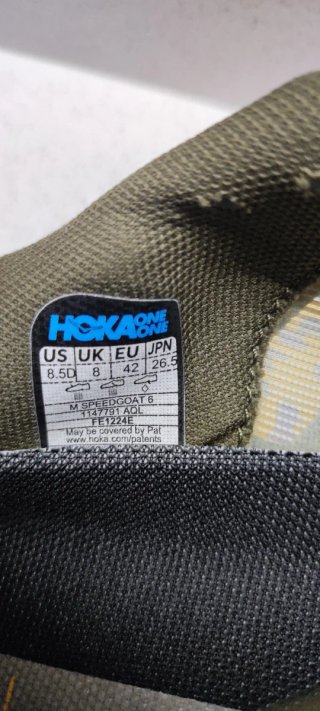 Zapatillas Hoka Speedgoat 6 Verde/Naranja