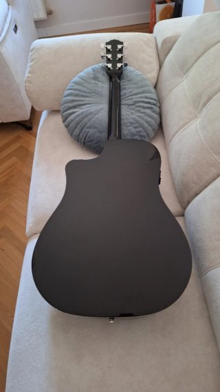 Fender CD60SCE Bk Electroacústica + Funda